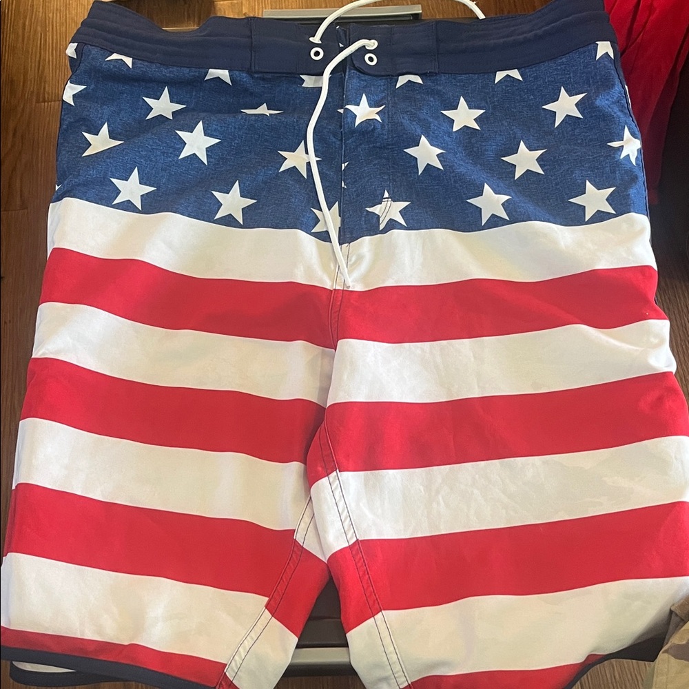American Flag Men’s Swimming Shorts